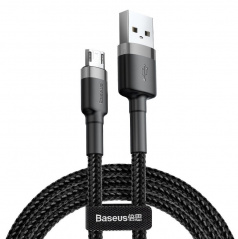 Kabel USB na micro USB Baseus Cafule 2.0A 3m šedo-černý