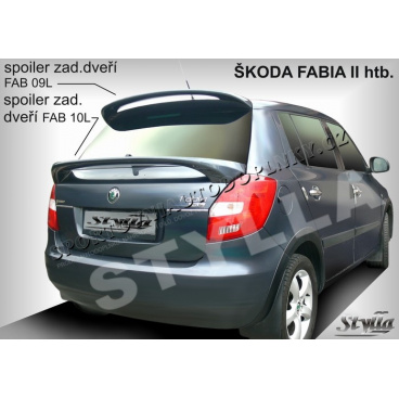 ŠKODA FABIA II htb spoiler zad. dveří spodní (EU homologace)