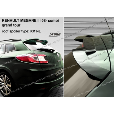 Ranault Megane Grandtour combi 2008+ zadní spoiler (EU homologace)