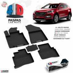 Gumový set 4D přesných autokoberců Hyundai Tucson 2015+