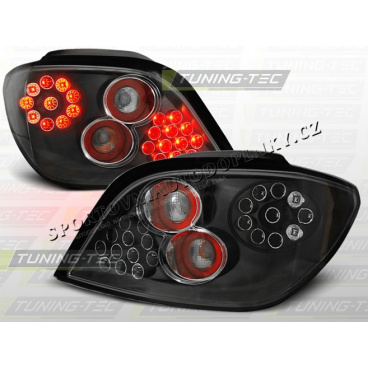 PEUGEOT 307 2001-05 ZADNÍ LED LAMPY BLACK