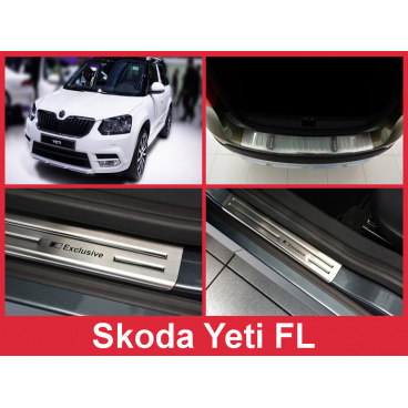 Sada nerez doplňků 5 ks Škoda Yeti 2013+ (po fcl.)