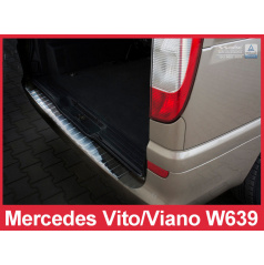 Nerez kryt-ochrana prahu zadního nárazníku Mercedes Vito, Viano W639 2003-14