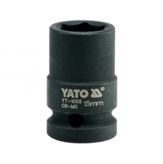 Nástavec 1/2" rázový šestihranný 15 mm CrMo