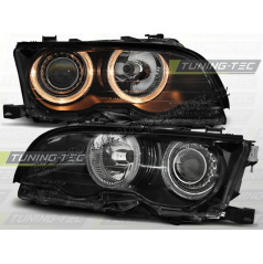 BMW E46 99-03 ANGEL EYES BLACK (LPBM82) - coupe / cabrio