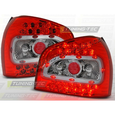 AUDI A3 (8L) 1996-03 ZADNÍ LED LAMPY RED WHITE