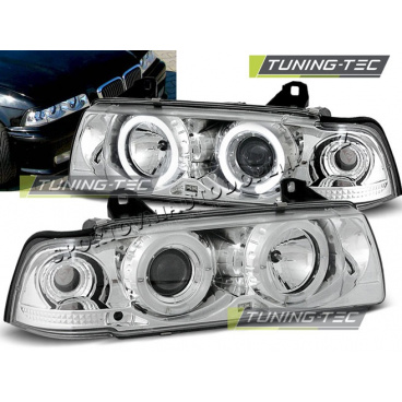 BMW E36 90-99 ANGEL EYES CHROM (LPBM01) - sedan / compact / touring