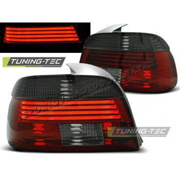 BMW E39 09.2000-06.2003 ZADNÍ LED LAMPY RED SMOKE