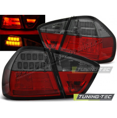 BMW E90 03.2005-08.2008 zadní LED lampy red smoke BAR