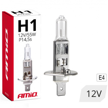 Halogenová žárovka H1 12V 55W filtr UV (E4) 1 ks