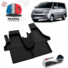 Gumový set 4D nejkvalitnějších přesných autokoberců VW T5