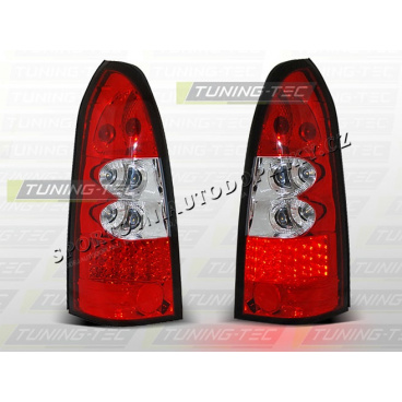 OPEL ASTRA G KOMBI 1997-04 ZADNÍ LED LAMPY RED WHITE