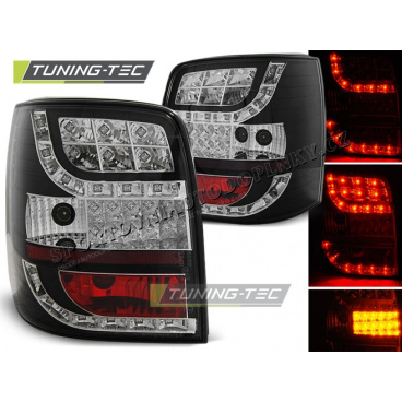 VW PASSAT B5 96-2000 VARIANT ZADNÍ LED LAMPY BLACK LED INDICATOR