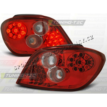 PEUGEOT 307 2001-05 ZADNÍ LED LAMPY RED WHITE