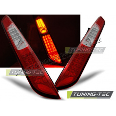 FORD FOCUS MK2 2008-10 HTB ZADNÍ LED LAMPY RED WHITE