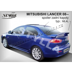 MITSUBISHI LANCER sedan 10 08+ spoiler zad. kapoty (polo WRC)