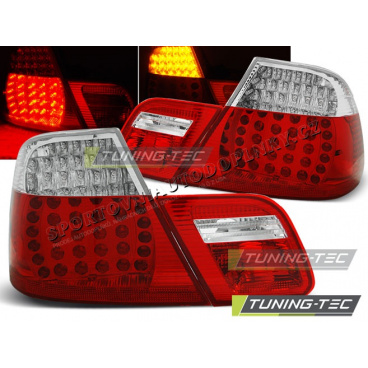 BMW E46 04.1999-03.2003 Coupe zadní lampy red white LED