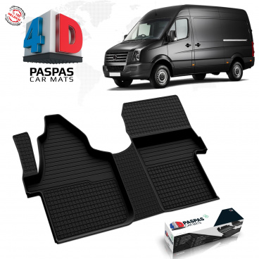 Gumový set 4D nejkvalitnějších přesných autokoberců VW Crafter 2006-16