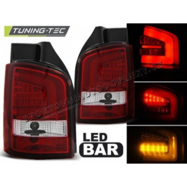 VW T5 04.2003-2009 zadní LED lampy R-W LED BAR