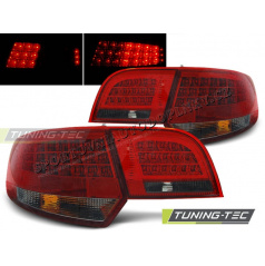 AUDI A3 8P 2004-08 Sportback zadní lampy red smoke LED