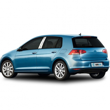 Nerez kryty okenních sloupků VW Golf VII 2013-19