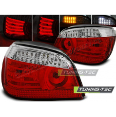 BMW E60 07.2003-07 zadní lampy red white LED