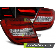 Mercedes C-klasa W204 kombi 2007-10 zadní lampy red white LED BAR