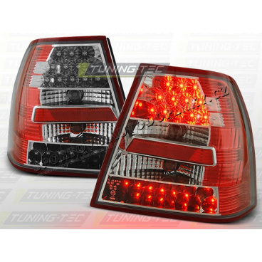 VW BORA 1998-05 ZADNÍ LED LAMPY RED WHITE