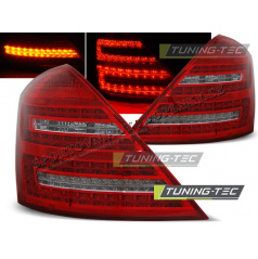 Mercedes S-Klasa W221 2005-09 zadní lampy red white LED