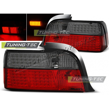 BMW E36 12.1990-08.1999 COUPE ZADNÍ LED LAMPY RED SMOKE