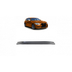 Boční prahy BMW 1 F20 F21 Prahy Lesklá Černá