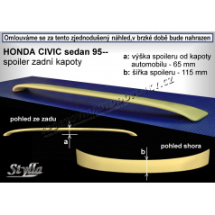 HONDA CIVIC SEDAN (95-00) spoiler zad. kapoty