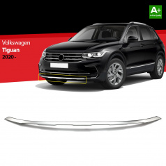 Nerez kryt spodní hrany předního nárazníku VW Tiguan II 2020+ fcl.