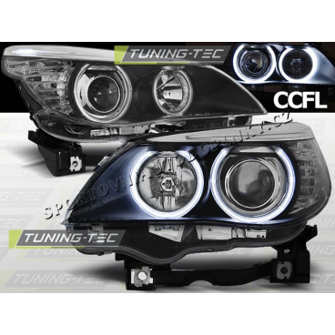 BMW E60/61 04-07 ANGEL EYES BLACK (LPBM64)