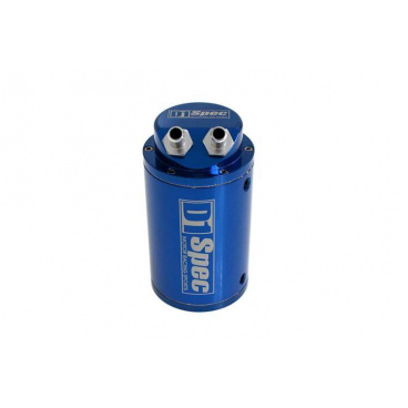 Alu nádoba na přebytečný olej D1 SPEC modrá vstup/výstup 9 mm
