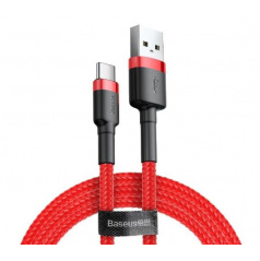 Kabel USB na USB-C Baseus Cafule 1.5A délka. 1m, červený