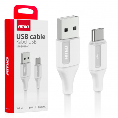 Kabel pro nabíjení USB-A - USB-C 3A 100cm FullLINK AMIO-03917