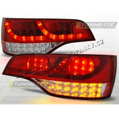 AUDI Q7 2006-09 ZADNÍ LED LAMPY RED WHITE