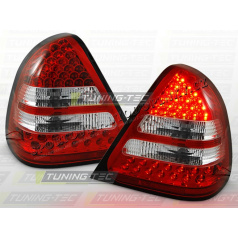 MERCEDES W 202 C-KLASA 1993-00 ZADNÍ LED LAMPY RED WHITE