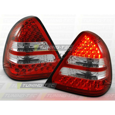 MERCEDES W 202 C-KLASA 1993-00 ZADNÍ LED LAMPY RED WHITE