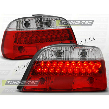 BMW E38 1994-01 ZADNÍ LED LAMPY RED WHITE