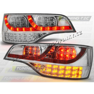 AUDI Q7 2006-09 ZADNÍ LED LAMPY CHROME