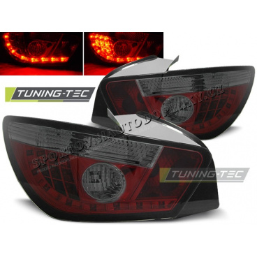 SEAT IBIZA 6J 3D 06.2008- ZADNÍ LED LAMPY RED SMOKE