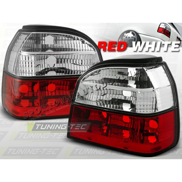 VW GOLF III 1991-97 ZADNÍ LAMPY RED WHITE