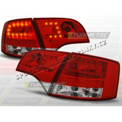 AUDI A4 (B7) AVANT 2004-08 ZADNÍ LED LAMPY RED WHITE