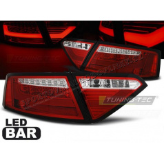 Audi A5 2007-06.2011 Coupe - zadní lampy red white LED BAR