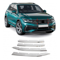 Nerez lišty přední masky VW Tiguan II 2020+ Fcl.