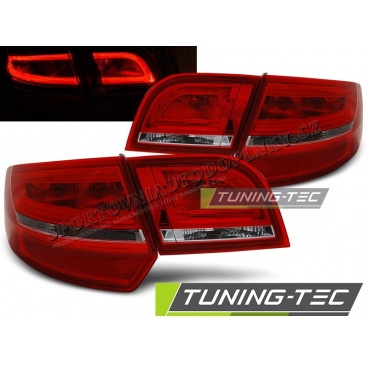 Audi A3 8P 2004-08 Sportback zadní lampy red white  LED