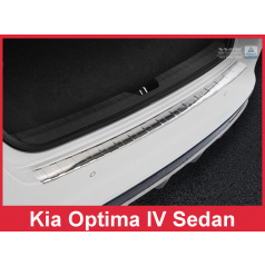 Nerez kryt-ochrana prahu zadního nárazníku Kia Optima IV Sedan 2016+