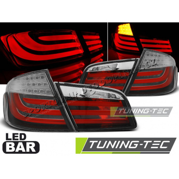 BMW F10 2010-07.2013 zadní lampy red white LED BAR